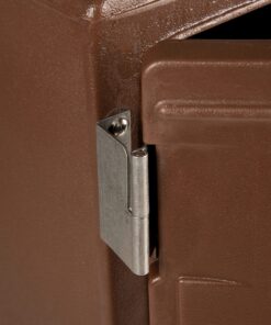 Carlisle FoodService Products Cateraide Insulated Front Loading Food Pan Carrier with Handles for Catering, Events, And Restaurants, Plastic, 5 Pan, Brown 20 91j9LG5lycS