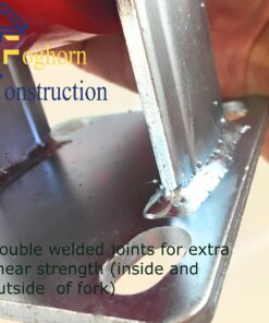 6 Inch - 6" X 2" Industrial Casters - 2 Fixed and 2 Swivel Caster Wheels with Brakes - Cast Iron Plate Casters Set of 4 Heavy Duty - 3500 lb Capacity - Foghorn Construction 2 Brake and 2 Fixed Set 24 91j9iTs6qsL