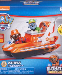 Alternative view of Paw Patrol Ultimate Rescue - Zuma’s Ultimate Rescue Hovercraft with Moving Propellers and Rescue Hook, for Ages 3 and Up