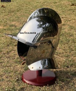 Medieval Knight Burgonet Helmet by Nauticalmart 12 91jJc87IHrL