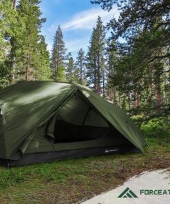 Forceatt Tent for 2 and 3 Person is Waterproof and Windproof, Camping Tent for 3 to 4 Seasons,Lightweight Aluminum Pole Backpacking Tent Can be Set Up Quickly,Great for Hiking 2-Person-Dark green 2 Person 20 91jKp1MWgL