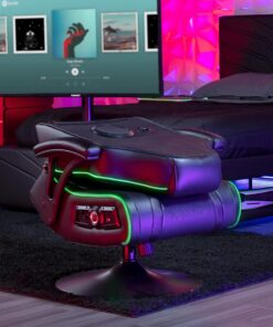 X Rocker Pedestal Gaming Chair, Use with All Major Gaming Consoles, Mobile, TV, PC, Smart Devices, with Armrest, Bluetooth Audio, Headrest Mounted Speakers, Subwoofer, Foldable CXR3 10 91jNFnHmML