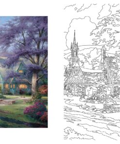 Posh Adult Coloring Book: Thomas Kinkade Designs for Inspiration & Relaxation (Posh Coloring Books) (Volume 14) Paperback 32 91jR1zJjeJL