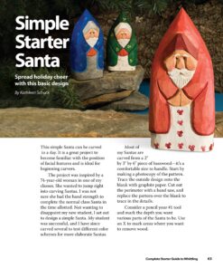 Complete Starter Guide to Whittling: 24 Easy Projects You Can Make in a Weekend (Fox Chapel Publishing) Beginner-Friendly Step-by-Step Instructions, Tips, and Ready-to-Carve Patterns for Toys & Gifts 22 91jSolTloEL 2