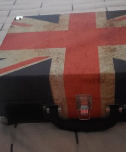 Victrola Vintage 3-Speed Bluetooth Portable Suitcase Record Player with Built-in Speakers | Upgraded Turntable Audio Sound|UK Flag, Model Number: VSC-550BT-UK UK Flag 37 91jVdwlg5L
