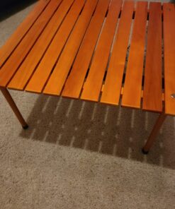 Best Choice Products 28x28in Foldable Indoor Outdoor All-Purpose Portable Wooden Table for Picnics, Camping, Beach, Tailgating, Patio, Kitchen, Living Room w/Carrying Case - Brown 27 91jWDQy2DuL