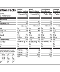 Annie's Homegrown Organic Variety Pack, Cheddar Bunnies and Bunny Graham Crackers Snack Packs, 36 (1 oz.) Pouches 36 Count (Pack of 1) 16 91jZMMR3ThL