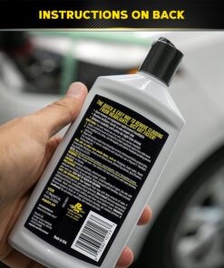 Meguiar's PlastX Clear Plastic Polish, Fast & Easy Plastic Restorer for Headlights, Taillights, Soft Top Windows, and More, Remove Scratches, Cloudiness, Yellowing, and Oxidation, 10 oz. 38 91ja2qM6wQL