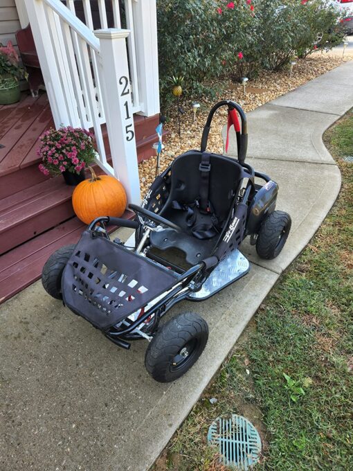 GoBowen Baja 1000W 48V Electric Kids GoKart Red Swiftsly