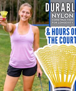 Franklin Sports Portable Badminton Set - Adult and Kids Badminton Net - Perfect Backyard/Lawn Game - Includes 4 Racquets - Recreational 15 91jbCDzg55L 1