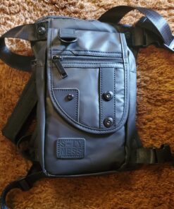 Hebetag Oxford Hiking Waist Pack Motorcycle Drop Leg Bag for Men Women Bike Riding Cycling Tactical Thigh Fanny Pouch Outdoor Travel Fishing Camping Casual Daypack Black #01Black 42 91jgGvvtN L