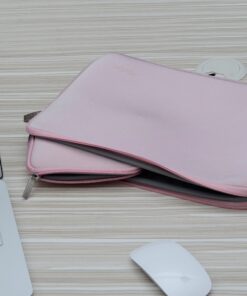 Laptop Sleeve Case for 13"-13.3" Laptop Hand Bag with Handle and Small Case 13inch Light Pink 11 91jhIJf0BlL