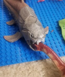 Schleich Dinosaurs Realistic Dunkleosteus Figurine with Movable Jaw - Prehistoric Jurassic Dino Toy with Highly Detailed Movable Jaw, Education and Fun for Boys and Girls, Gift for Kids Ages 4+ 22 91jkkfvPJAL