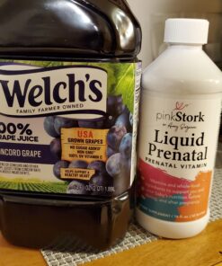 Pink Stork Liquid Prenatal + Postnatal Vitamins for Women with Organic Whole Food Blend, Folate, and Vitamin B6 for Pregnancy and Postpartum - Mixed Berry 32 Servings 36 91jkr9e8LhL