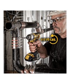 DEWALT 20V MAX Cordless Drill and Impact Driver, Power Tool Combo Kit with 2 Batteries and Charger, Yellow/Black (DCK240C2) Impact Driver/Drill Combo Only 31 91juNQZ7z1L