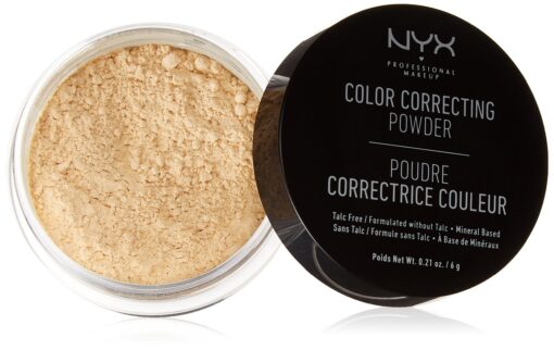 NYX PROFESSIONAL MAKEUP Color Correcting Powder, Banana, 0.21 Ounce