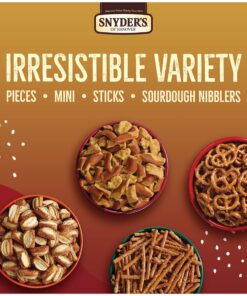 Alternative view of Snyder's of Hanover, Variety Pack Pretzels, Individual Packs, 4 Flavors, 36 Ct (Pack of 36) 36 Count
