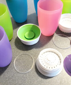 Munchkin® Miracle® 360 Toddler Sippy Cup, Spill Proof, 10 Ounce, 2 Pack, Green/Blue Blue/Green 39 91k0ztO8ViL