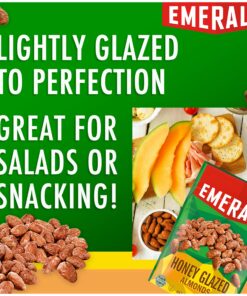 Alternative view of Emerald Nuts, Honey Glazed Almonds, 5.5 Oz Resealable Bag