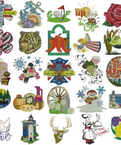 Embroidex Embroidery Machine Starter Kit - Everything Needed to Do Machine Embroidery Thread, Stabilizer, Bobbin Needles Etc Plus Bonus Embroidery Designs and Instructional CD 19 91k4QfjWGPL