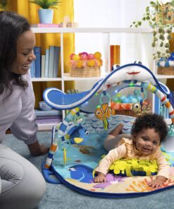 Bright Starts Disney Baby Finding Nemo Mr. Ray Ocean Lights & Music Gym, Ages Newborn + 29 91k5EWcSdL