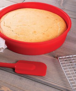 Mrs. Anderson's Baking Silicone 9-Inch Round Cake Pan, BPA Free, Non-Stick European-Grade Silicone, 9.5 x 2.25-Inches 19 91k6ejSs0HL