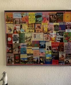 White Mountain Puzzles "Best Sellers", Vintage Book Covers Collage, 1000 Piece Jigsaw Puzzle 19 91k8wsBEt5L