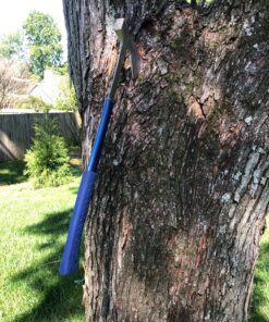 ESTWING Camper's Axe - 26" Wood Splitting Tool with All Steel Construction & Shock Reduction Grip - E45A 26" Blue 55 91kB2 tRvUL