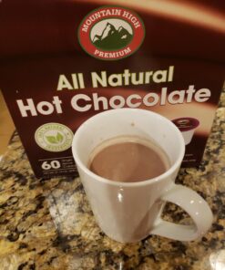 Mountain High All Natural Hot Chocolate - 2.0 Compatible Single Serve Cups (Milk Chocolate, 60) Milk Chocolate 60 Count (Pack of 1) 31 91kBdZaN4ZL