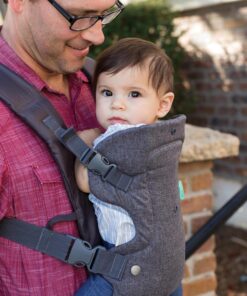 Infantino Flip Advanced 4-in-1 Carrier - Ergonomic, convertible, face-in and face-out front and back carry for newborns and older babies 8-32 lbs Grey 28 91kIkDuRoSL
