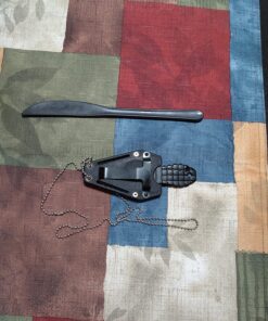 MTech USA – Fixed Neck Knife - Black Blade and Handle, Full Tang, Includes Nylon Fiber Sheath w/ Pocket Clip and Ball Chain - Hunting, Camping, Survival, Tactical, EDC – MT-588BK 40 91kKYfLkYRL