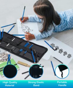 Bellofy 33 pack Drawing Kit with 100 Sheets Pad | Drawing Kit for Adults comes with Sketch Supplies for Kids, Beginners & Artists | Drawing Set contains Sketching Pencils, & more drawing stuff 28 91kKZVv0QL 2