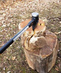 Fiskars IsoCore 8lb. Wood Splitting Maul - 36" Shock Control SoftGrip Handle - Wood Splitter Tool and Maul for Splitting Wedge - Black/Orange Pro IsoCore 8lb Maul 38 91kRbMh82WL