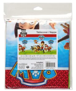 Alternative view of Paw Patrol Adventures Disposable Plastic Table Cover - 54" x 96", 1 Piece - Perfect for Birthday Parties and Themed Events