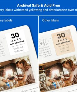 Alternative view of Avery Easy Peel Oval ID Labels, Sure Feed, Print to Edge, Perm Adhesive, 1.5" x 2.5", 270 Ct (6583) White