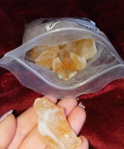 Hypnotic Gems Materials: 1 lb Rough Bulk Citrine Stones from Brazil - Raw Crystals for Cabbing, Tumbling, Lapidary, Polishing, Wire Wrapping, Wicca & Reiki Crystal Healing #B: 1 Pound Lot 18 91kY PYUIwL