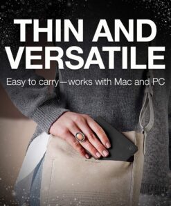 Alternative view of Seagate Backup Plus Slim 1TB External Hard Drive Portable HDD – Black USB 3.0 for PC Laptop and Mac, 2 Months Adobe CC Photography (STDR1000100)