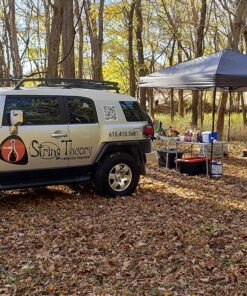 Coleman Pack-Away Portable Camp Kitchen, Outdoor Folding Kitchen with Spacious Prep Area, Side Table, Lantern Holder, Hanging Hooks, & Mesh Shelf; Great for Camping, Tailgating, Grilling & More Portable Kitchen 33 91ki awJKmL 1