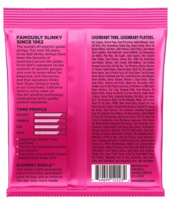 Alternative view of Ernie Ball 2223 Nickel Super Slinky Pink Electric Guitar Strings 3 Pack Super 9-42
