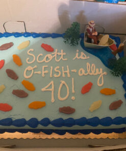 DecoPac Fisherman with Action Fish DecoSet Cake Decoration, 3 Piece Set, (16334) 32 91knbG9HZsL