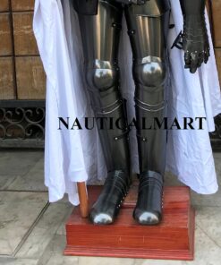 Nauticalmart LARP Armor - Halloween Dark Knight Full Crusader Wearable Suit of Armor 5 91koOqVvFnL
