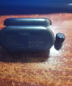 TOZO T10 Bluetooth 5.3 Wireless Earbuds with Wireless Charging Case IPX8 Waterproof Stereo Headphones in Ear Built in Mic Headset Premium Sound with Deep Bass for Sport Black Small Classic Edition 54 91koR5V7y8L