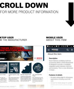 Bosch CB704FC 7-1/4 In. 4 Tooth Edge Diamond-Impregnated Carbide-Tipped Saw Blade 14 91kr9sbgviL