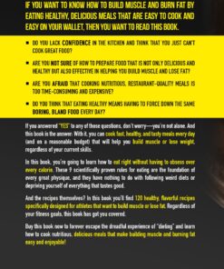 The Shredded Chef: 120 Recipes for Building Muscle, Getting Lean, and Staying Healthy (Second Edition)(The Build Healthy Muscle Series) 8 91krizdoSL