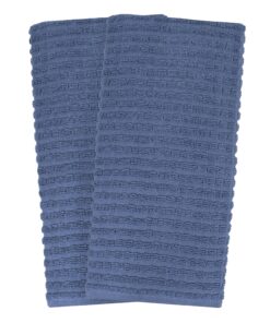 Alternative view of Ritz Royale Collection 100% Combed Terry Cotton, Highly Absorbent, Oversized Kitchen Towel Set, 28" x 18", 2-Pack, Solid, Federal Blue Solid, 2-Pack