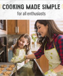 Checkered Chef Baking Sheets for Oven - Half Sheet Pan with Stainless Steel Wire Rack Set 1-Pack - Easy Clean Cookie Sheets, Aluminum Bakeware Half Sheet 1 Pack 31 91kysJiOC L
