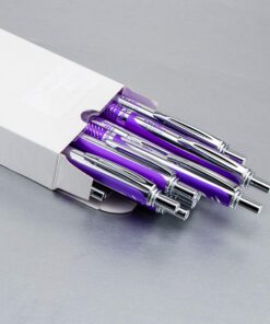 Pentel EnerGel Alloy RT Premium Liquid Gel Pen, 0.7mm Violet Barrel, Violet Ink, 1-Pack Carded (BL407VBPV) Violet/Violet Ink 1 Count (Pack of 1) 13 91l2tPS0lPL