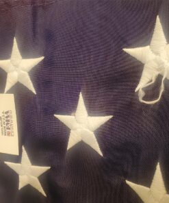 American Flag 3x5-100% Made In USA using Tough, Long Lasting Nylon Built for Outdoor Use, Featuring Embroidered Stars and Sewn Stripes plus Superior Quadruple Stitching on Fly End 3 by 5 Foot 28 91l9zXBqWOL