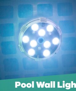 Alternative view of GAME 4306-BB Magnetic LED Changing Pool Wall Light with Remote Control 100% Waterproof & Submersible, 3", 12 Colors Plus 4 Modes