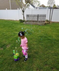 Gazillion Tornado Bubble Machine - Kids Bubble Blower - Blows 4500 Bubbles per Minute - Ideal for Outdoor Fun & Parties - Includes 4 oz. Gazillion Bubble Non-Toxic Solution Green 36 91lEkiw6AEL 1